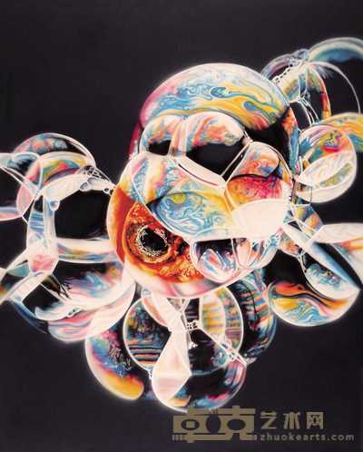 朱海 2006年作 瞬间 180×220cm